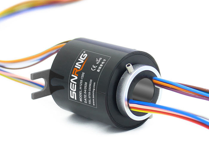 1000RPM Mini Hole Ingergal Precision Slip Ring Customized For More Circuits o corriente grande