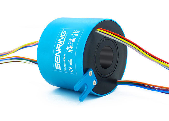 Con el resbalón rotatorio eléctrico agujereado Ring Rotating Connector de la unión 25.4m m 10A
