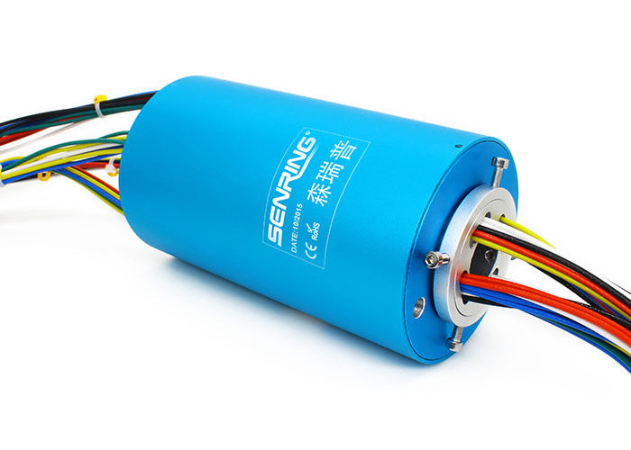 Con el resbalón rotatorio eléctrico agujereado Ring Rotating Connector de la unión 25.4m m 10A