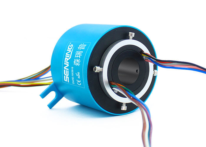 Con el resbalón rotatorio eléctrico agujereado Ring Rotating Connector de la unión 25.4m m 10A