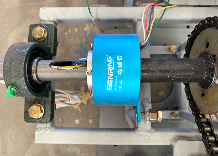 Con el resbalón rotatorio eléctrico agujereado Ring Rotating Connector de la unión 25.4m m 10A