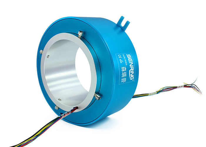 Eléctrico grande del OEM 150RPM a través del alambre del anillo colectando del agujero 4 para la maquinaria de cerámica