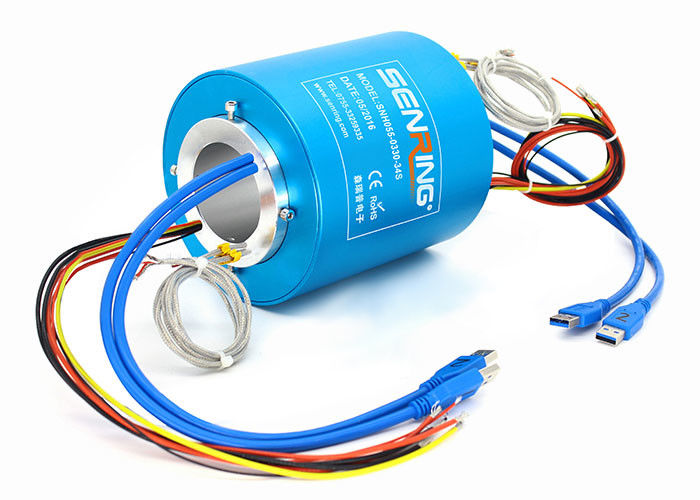 Resbalón industrial Ring Rotary Joint Electrical Connector de la baja tensión de Profibus