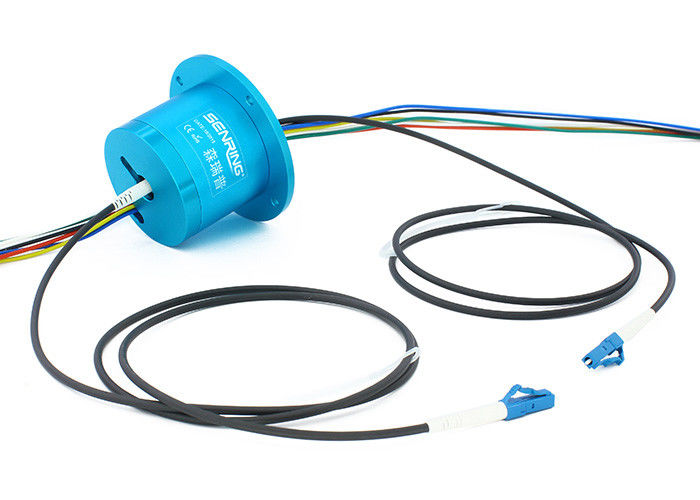 1 diseño común rotatorio 1310nm 1550nm del anillo colectando FORJ de la fibra óptica eléctrica del canal