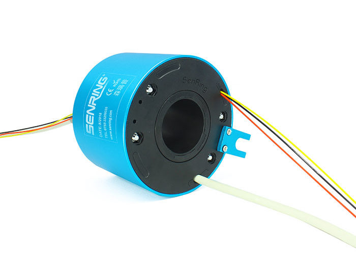 Resbalón rotatorio eléctrico Ring For Gigabit Ethernet del diámetro grande del conector del ODM de Senring