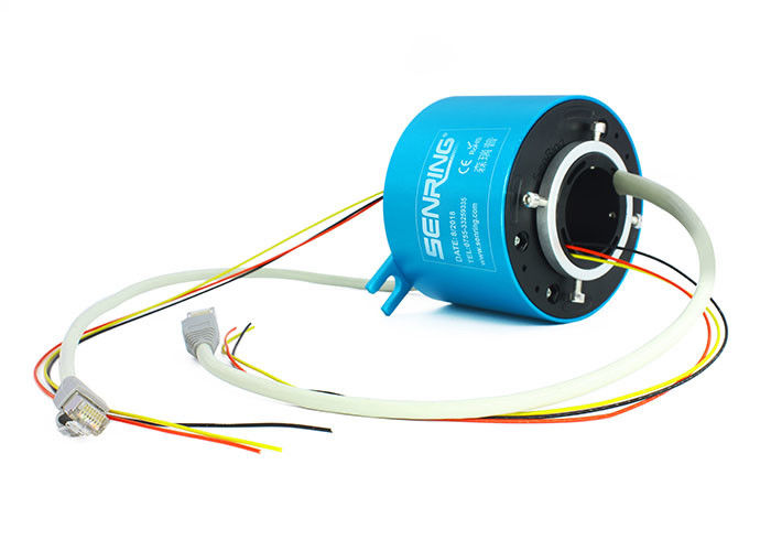 Resbalón rotatorio eléctrico Ring For Gigabit Ethernet del diámetro grande del conector del ODM de Senring