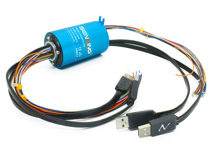 Circuitos del anillo colectando de la baja tensión del vacío de la señal del ODM USB2.0 1~24