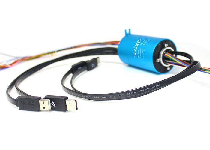 Circuitos del anillo colectando de la baja tensión del vacío de la señal del ODM USB2.0 1~24